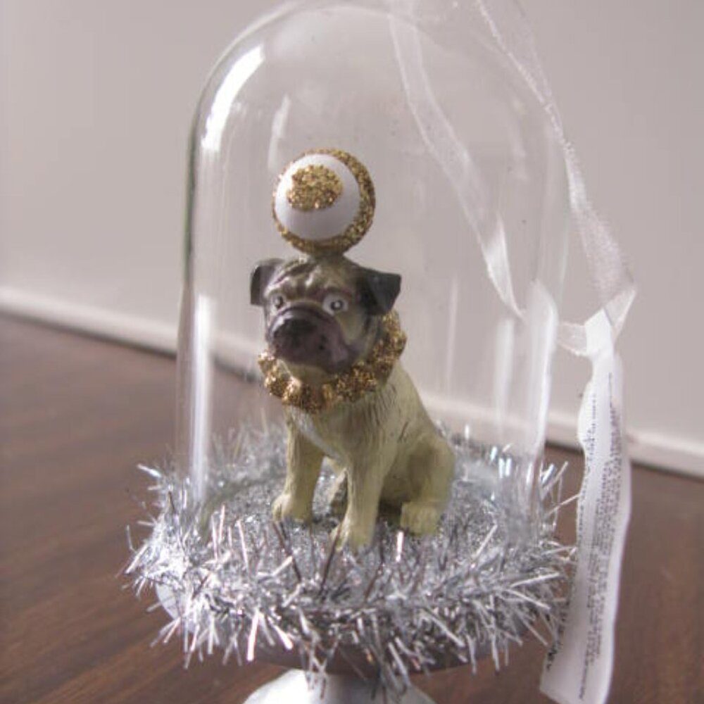Pug Dog Breed ornament 4.5"h
